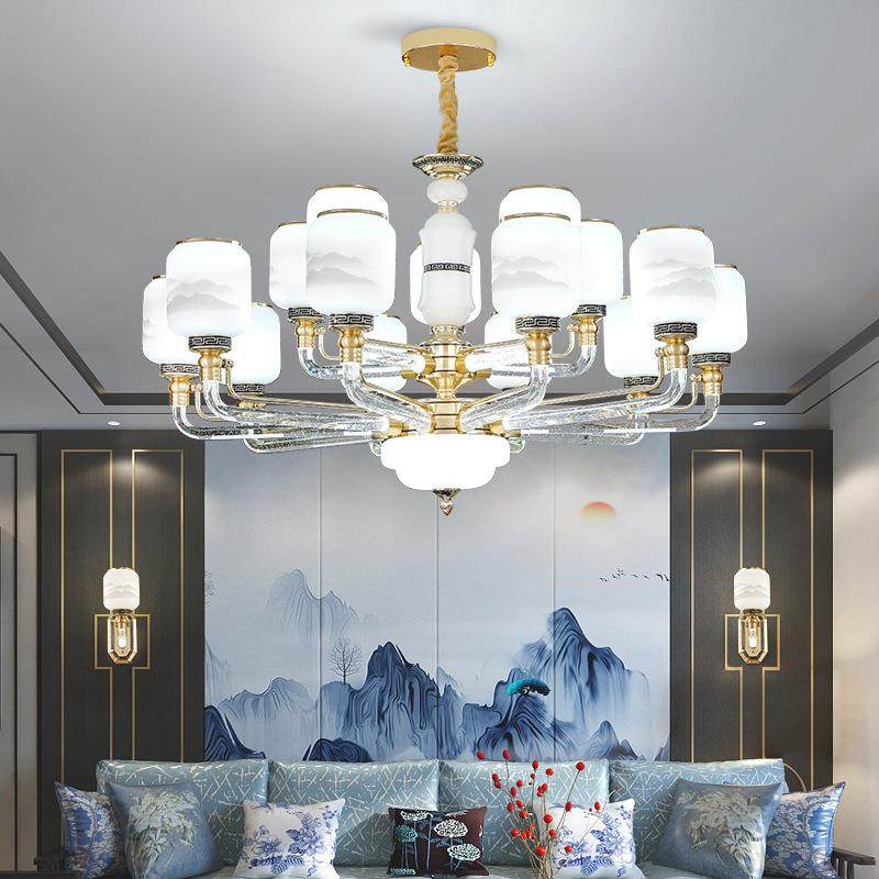 新款欧式吊灯奢华简大气现代厅吊灯餐厅卧室楼管梯水客468晶欧蜡,家装灯饰光源,智能吊灯,淘宝优惠券,粉丝福利购,淘宝优惠卷