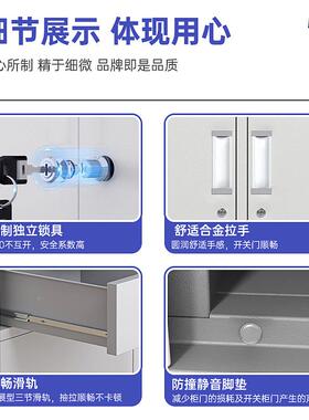 钢放公制办公柜铁皮柜杂物办室文1件收纳档LKFL-WJG案柜多门带锁8