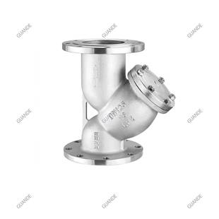 州厂家304温不锈钢法兰过滤y器DN50过滤器N50 100不锈钢型过滤