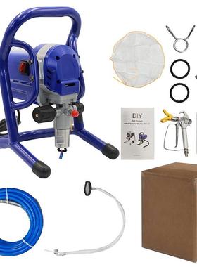 2900s电涂高压无漆气喷涂机乳胶油漆料内外墙小型喷漆机CLU设动备