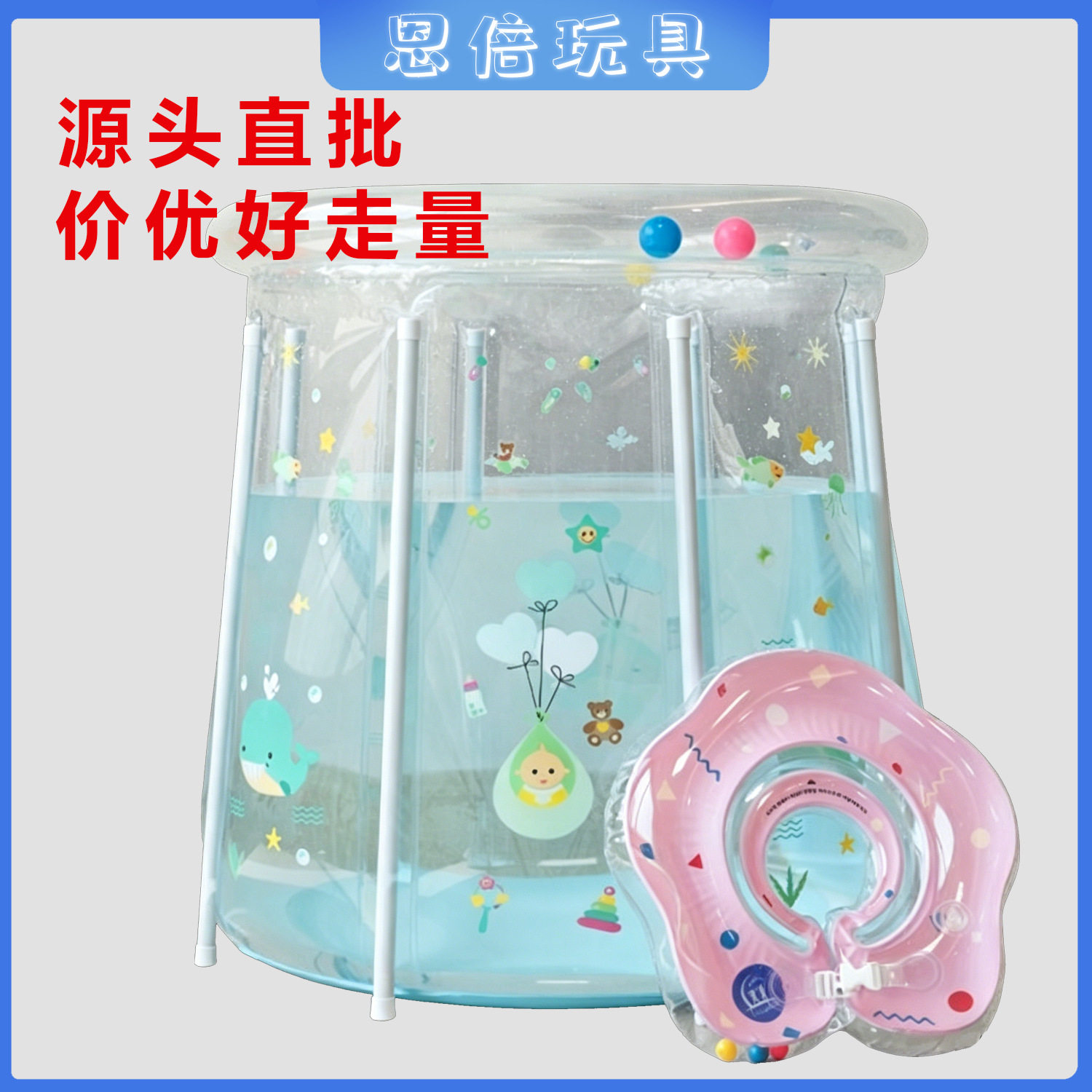 充气浴缸家用可折叠泡澡桶大人全身沐浴洗澡桶婴儿童浴盆可折叠式