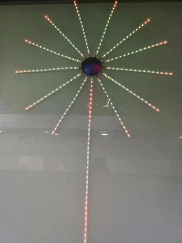led烟花灯带 造型装饰 室内室外可用 APP音乐模式控制 5V幻彩灯条