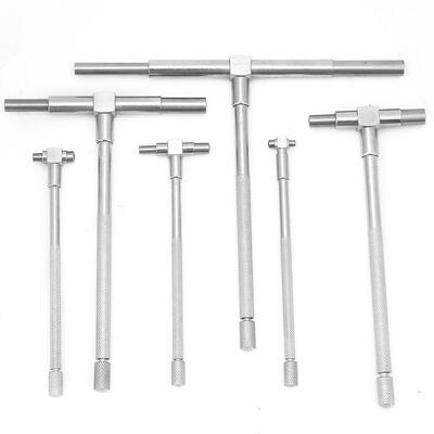 伸缩规镀镍方头内径规伸量规可缩调规8150mm5/-13216-6英寸