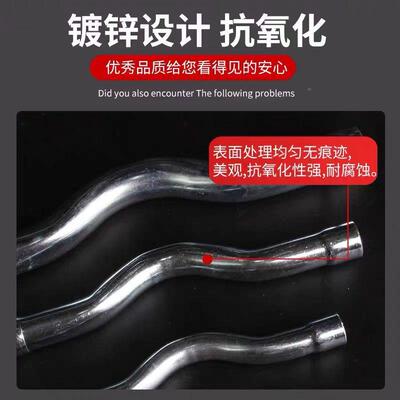 162020金铁过桥弯头属电16工抗干扰弱管电屏蔽分体加长一体镀锌铁