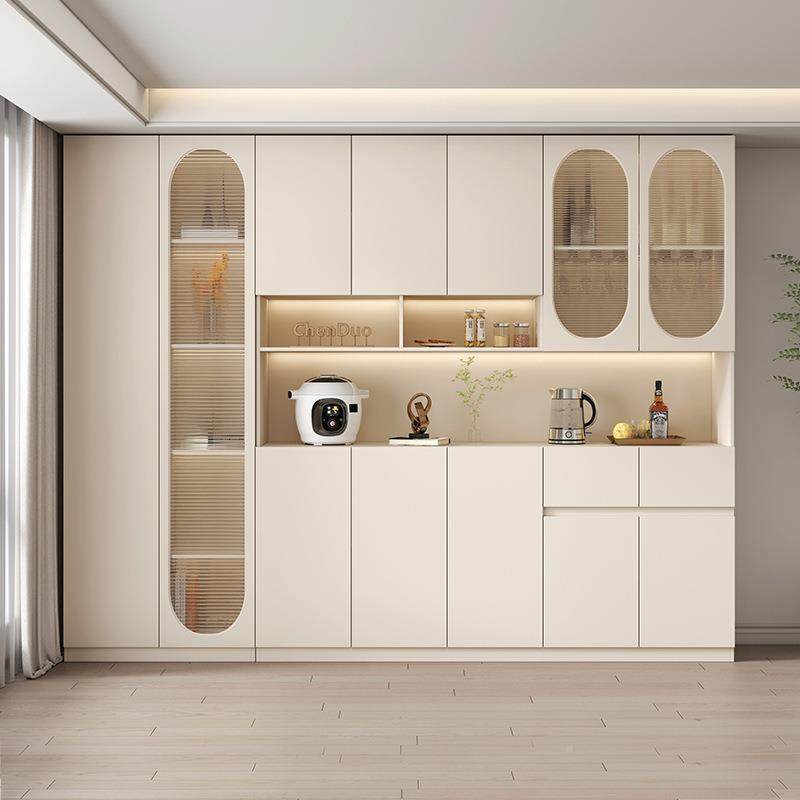 实木柜示柜物柜UHK子餐展边柜一体靠墙客厅家置用收纳储物柜多功