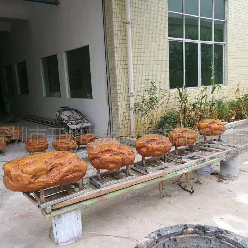 样板间售楼处艺术装饰品酒店别墅楼梯间走廊玄关落地石头雕塑摆件