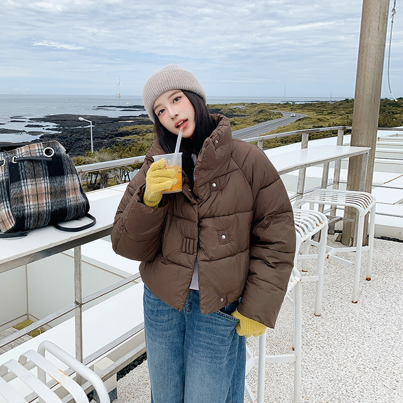 2025年新款棉服女冬短款韩版设计感洋气外套潮流加厚棉衣宽松棉袄