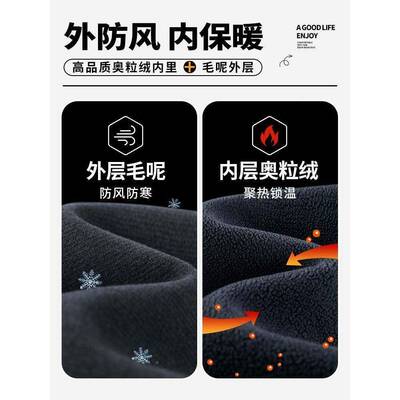 2醋酸羊毛腿阔女秋冬加毛WDAMBV绒直02新款小个子裤筒燕5麦色呢糯