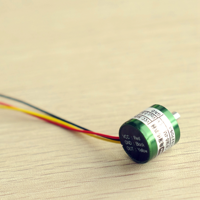 微型角度传感器P3015S-V1-CW30无死角测量霍尔原理磁电传感器