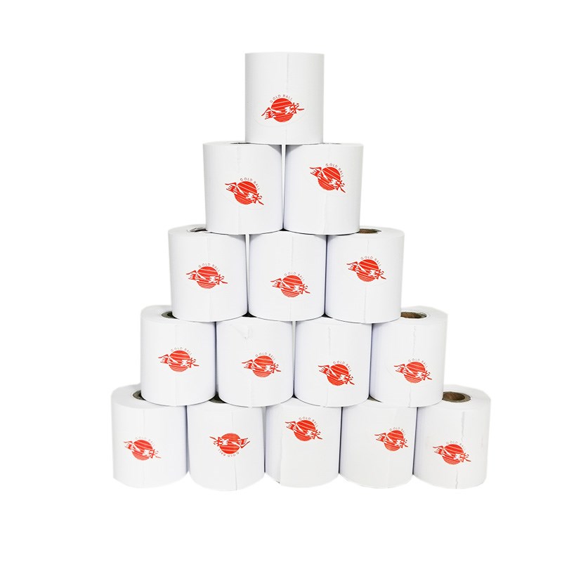 金球*地磅打印纸57*胶纸单层针式收银小票纸75*0过磅纸