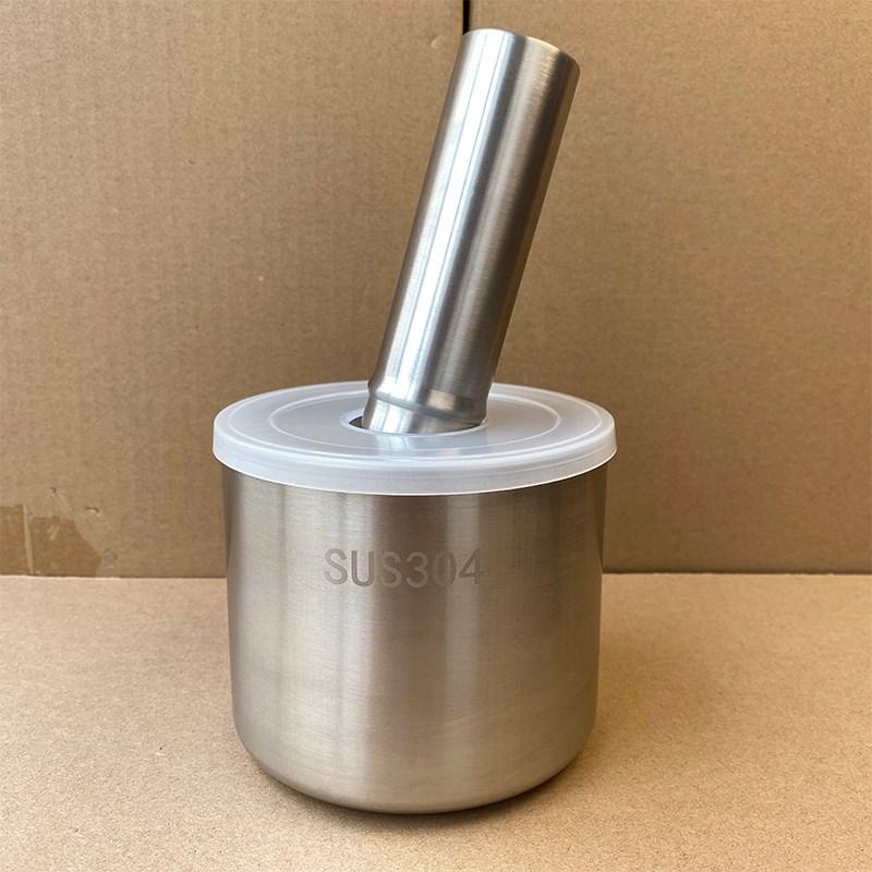 304不锈钢捣蒜器手动石臼子捣碎罐擂钵家用研磨器药盅舂钵蒜泥臼