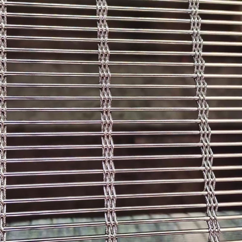 不锈钢装饰网金属幕墙网网帘编制网金属垂帘酒店屏风吊顶隔断编织