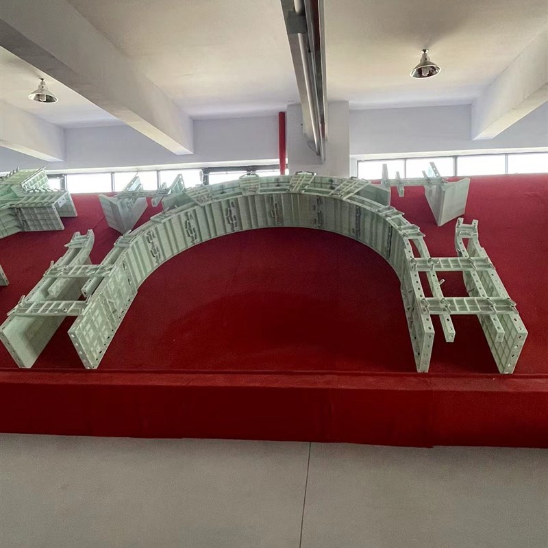 护坡拱形骨架模具 框格梁塑料模具 边坡骨架墙板现浇塑料浇筑钢模