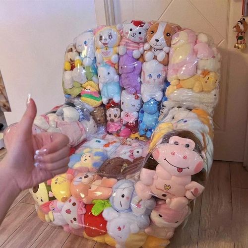 創意塞娃娃透明沙发风充气女皇沙发欧式艺术单人椅创意摄影道具