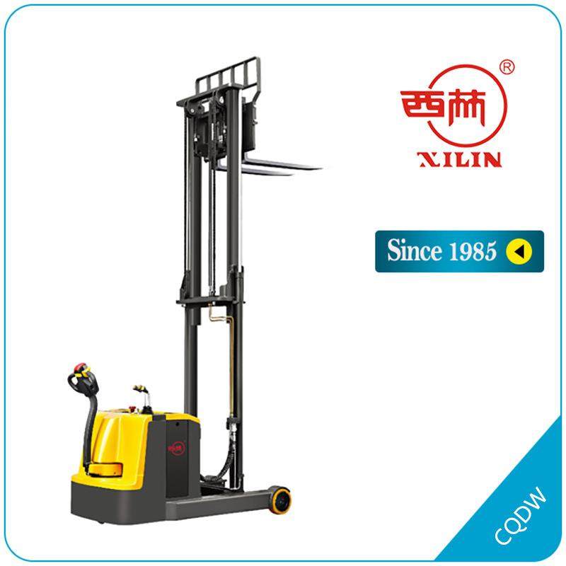 全电动前移式堆高车行走式堆垛车 宁波如意 托盘装卸升降叉车