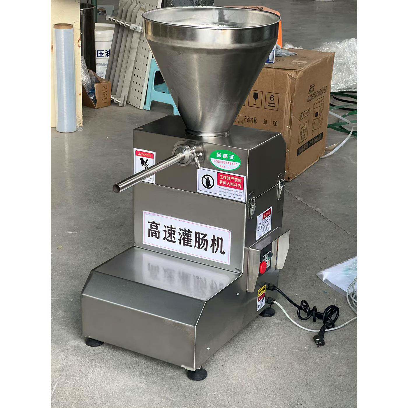 新型台式灌肠机商用不锈钢灌肠机灌火腿肠机器糯米血肠灌肠机器