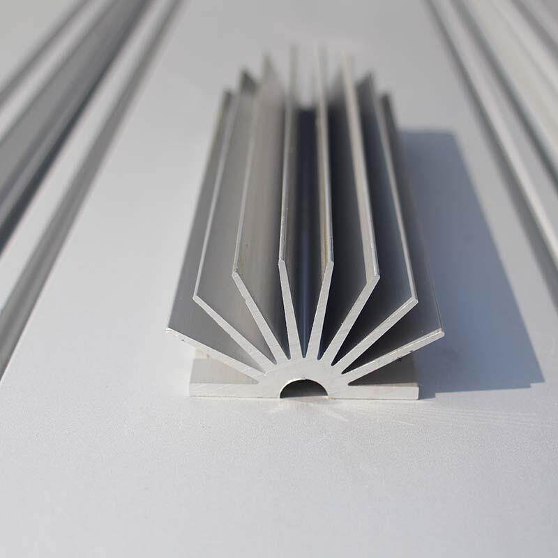 铝型材散热片铝散热器铝合金散热条大功率板宽262高60电子散热器