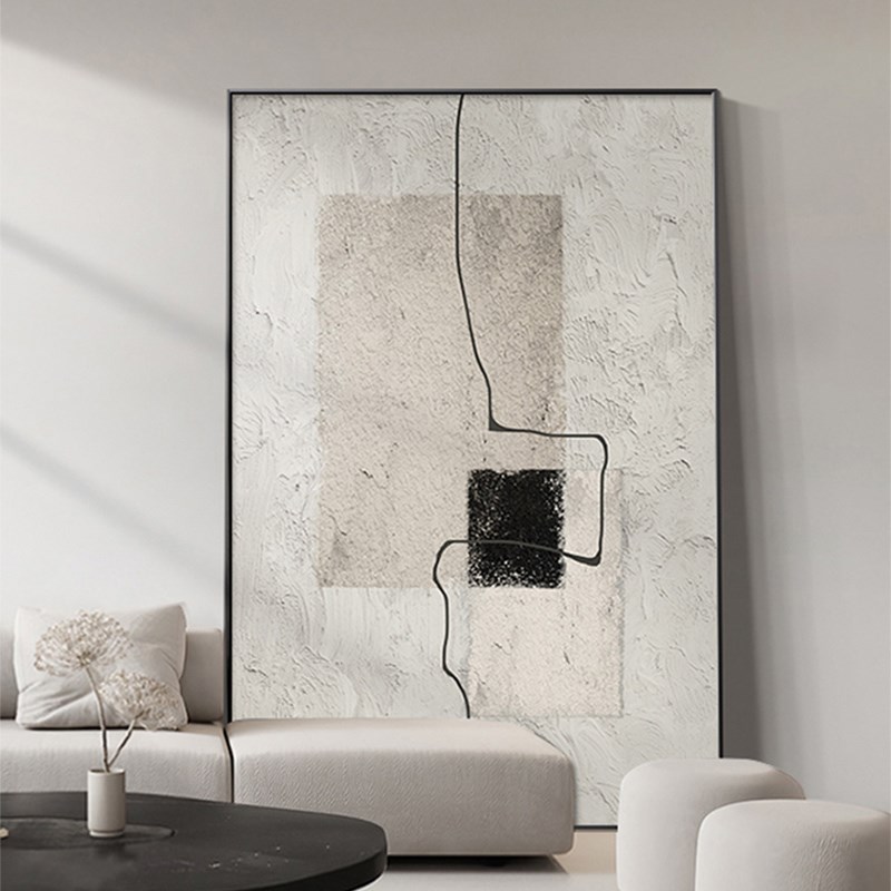 抽象装饰画意式极简客厅落地画沙发背景墙挂画玄关画走廊过道壁画