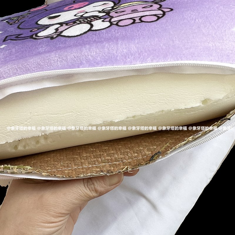 可爱卡通印花记忆棉午睡小方枕学生办公午休趴趴枕靠枕可拆洗抱枕