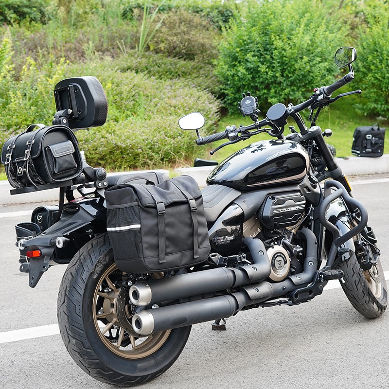 适用无极CU0保险杠护杠改装折叠靠背复古边包帆布包换挡杆脚踏