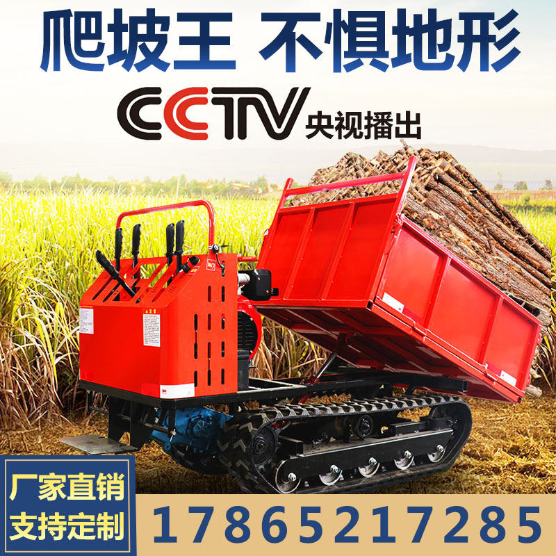 履带运输车农用全地形爬山虎小型工程自卸山地搬运车拖拉机