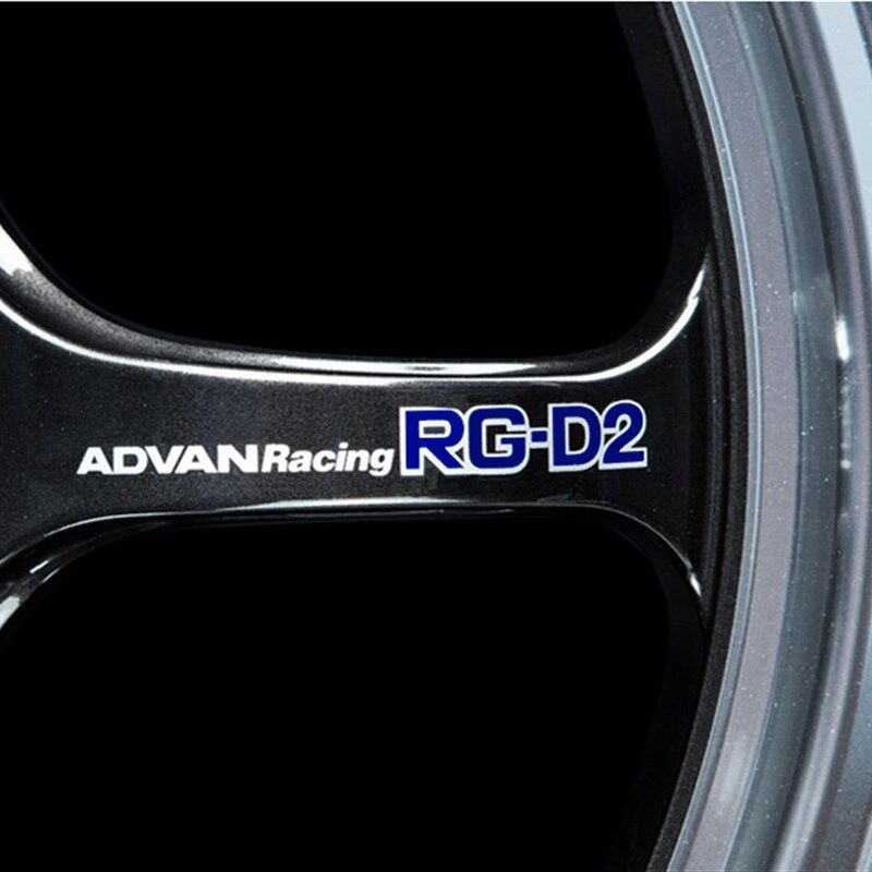 适用于ADVAN racing RG-D2轮毂装饰汽车贴纸RGD2轮圈改装修复贴花