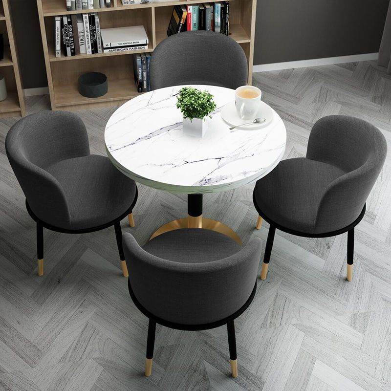 德国简约接待洽谈桌椅阳台小圆桌店铺会客销售楼休息区餐桌椅