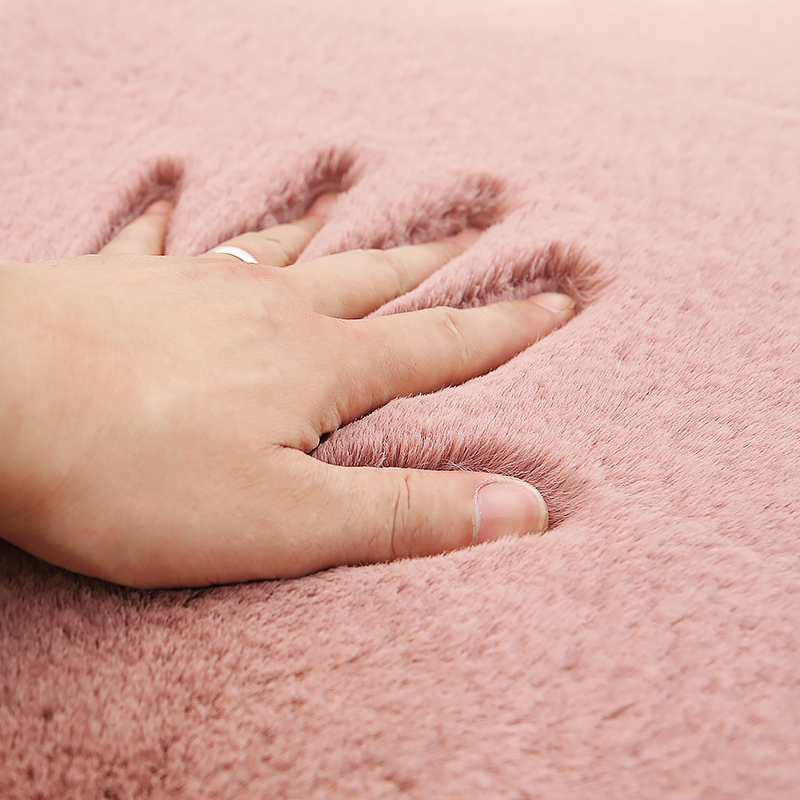 冬季皮草毛绒沙发垫毛毛保暖加厚可机洗订制贵妃短毛仿獭兔毛坐垫