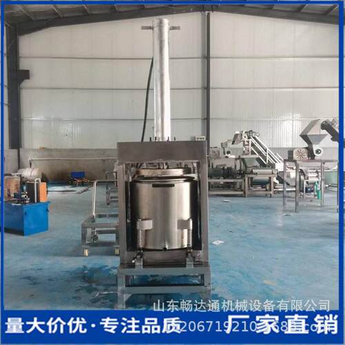 工业地黄生姜大型榨汁机商用刺梨破碎压榨机洋葱白菜蒜液压压汁机