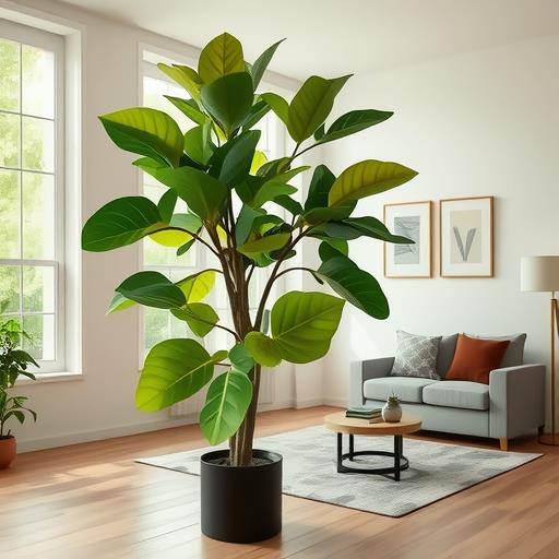 仿真绿植装饰客厅大型落地摆件假盆栽植物仿真琴叶榕盆景仿真花