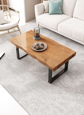 高现代小户60cm茶环保茶几吃饭小户型餐桌户型台可简约大板实木方