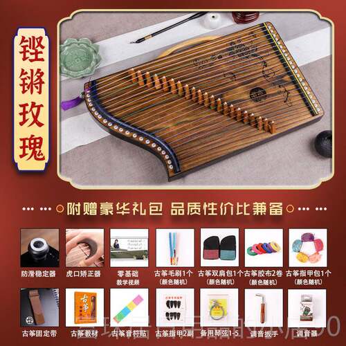 高档筝练指古器21弦琴码版便携式初学专业指法演奏琴迷者你小古筝