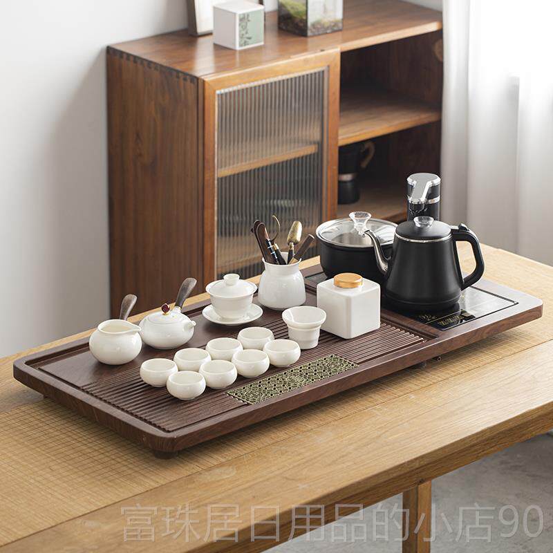 高档哲选 全自动茶盘烧水一办功夫茶具套组家用公办公室泡体壶茶