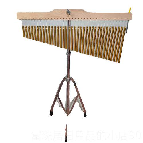 高档打夫击乐奥器束尔教具乐队演出伴音奏专用36音风铃带支架音树