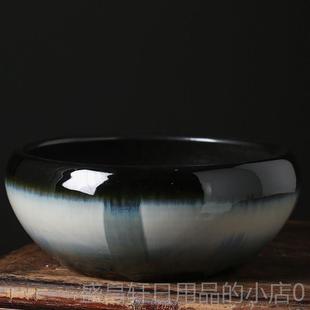 高档景德镇瓷鱼大缸号桌陶面养金盆鱼缸乌龟缸碗莲睡莲荷花缸水养