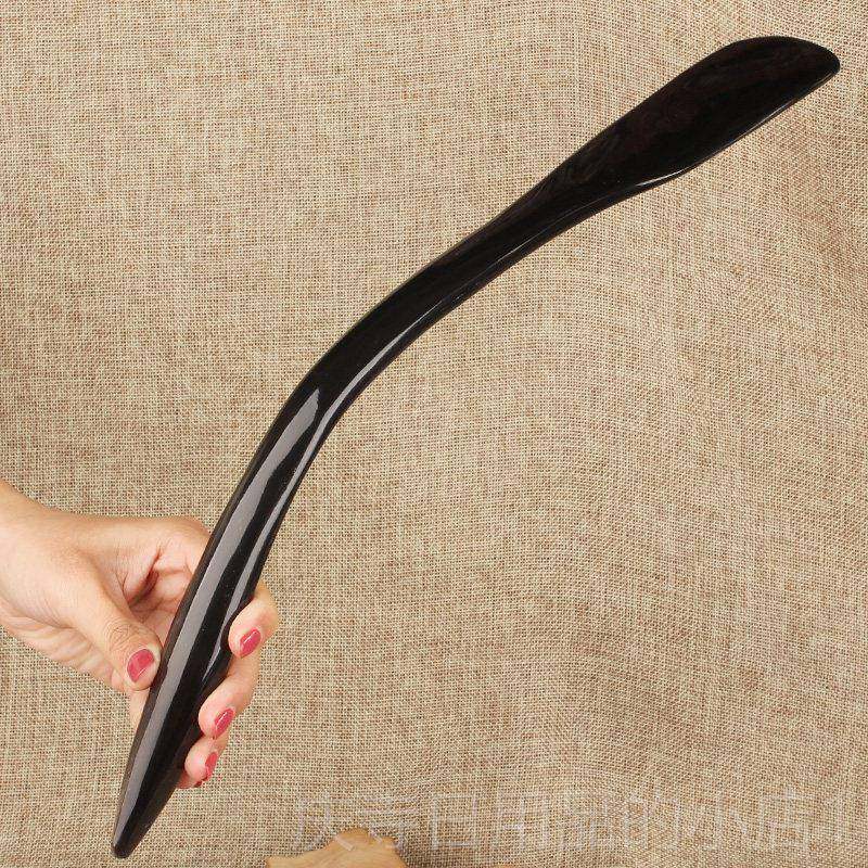 高档牛角经络拍子按摩器打全身捶敲打锤背家用拍器颈椎肩颈养生拍