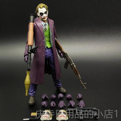 高档蝙士蝠侠模大战超人 暗骑黑正义联盟可动人偶型玩具手办 小丑