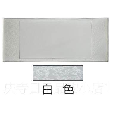 高档书画卷轴法 空白画轴绫裱锦绫 60轴*18展5览横横批横幅四尺书