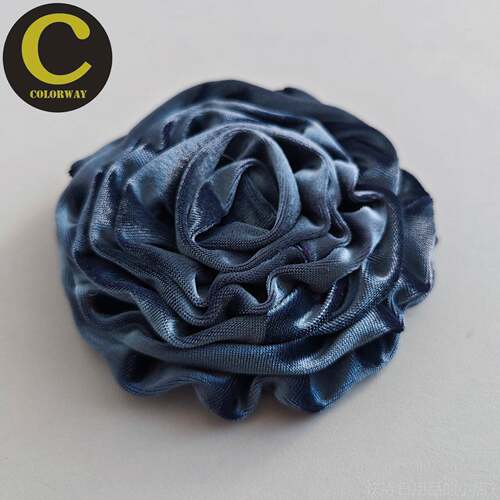 高档Colorway/康乐为云绒哑纶光锦高光拉丁舞练习比朵头花配赛饰4