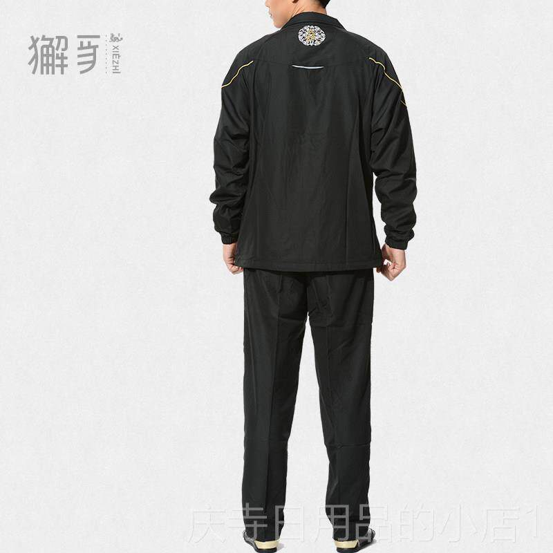 高档獬豸服饰极 教练场休闲运动 春秋夏季出武术服太表演裁判男女