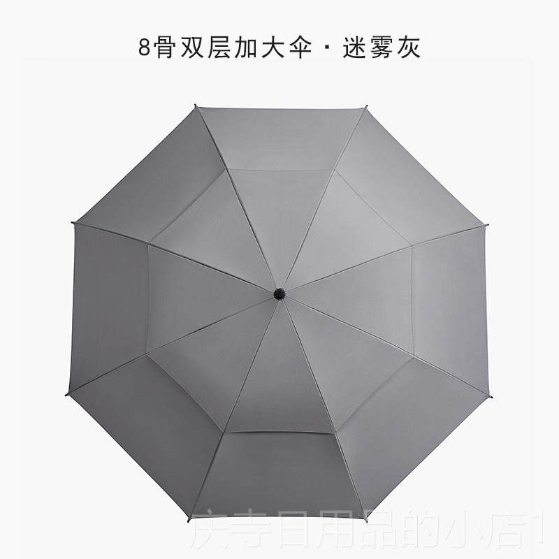 高档超大风大号双人商务动黑色长柄伞直杆直柄广告雨伞定防自制lo,居家日用,伞,淘宝优惠券,粉丝福利购,淘宝优惠卷