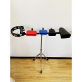 包邮 奥尔夫击打乐器木鱼 配塑料 高档 梆子 架业子鼓乐队伴奏专件