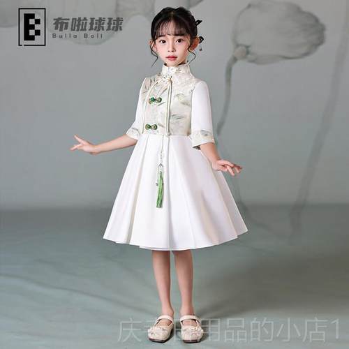 高档童合唱团赛表演服装儿小演学生中式男女诗歌朗诵比服装表服装