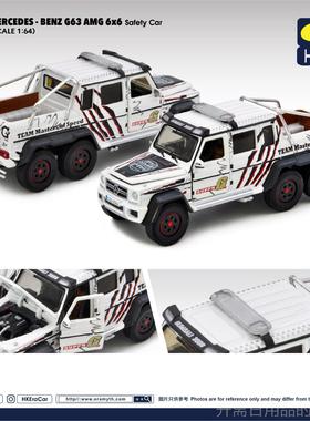 正品1:64 ER ACAR 奔驰迷彩G663ben z G63 AMG *6合金男玩具汽车