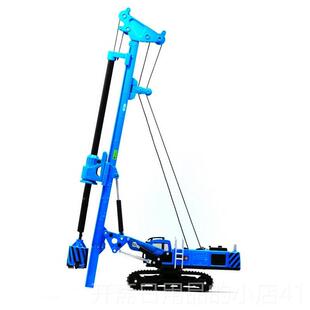 正品彷真履带旋转钻机钻孔打程桩合机工建金筑金属汽车儿童玩具摆
