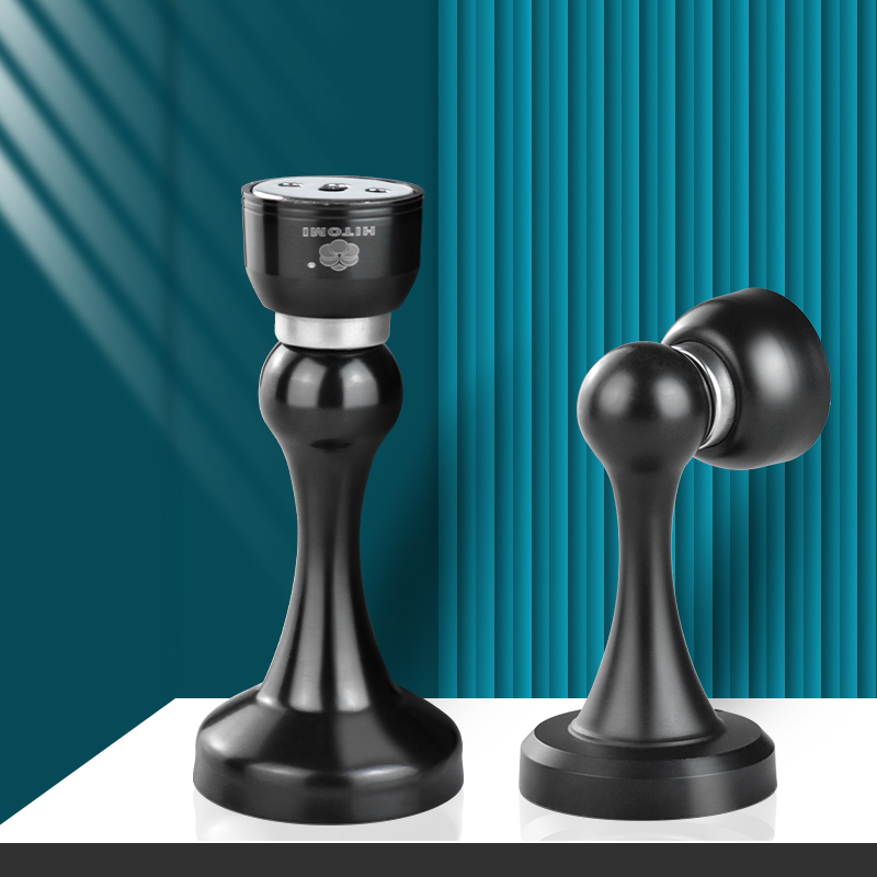 门吸免打孔门挡器强磁吸卫生间不锈钢门碰黑色地吸防撞吸门器墙吸