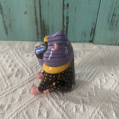 出口外单陶瓷手绘狒狒调味瓶 山魈个性家居摆件创意瓷器家居设计