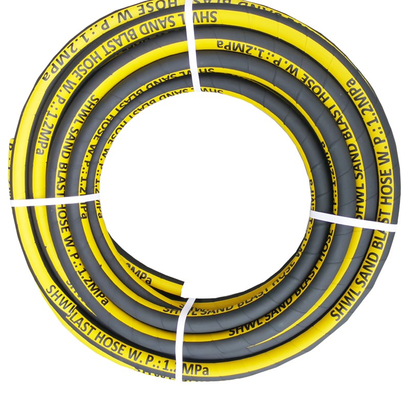 耐磨喷砂管船厂用喷沙机管米喷沙管接头32MMMM19MM橡胶管