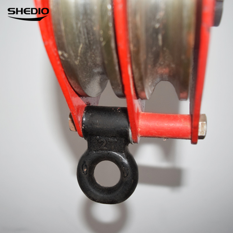 起重工具轮起重滑车动滑轮组吊环 吊钩两轮起重滑车5吨到20t