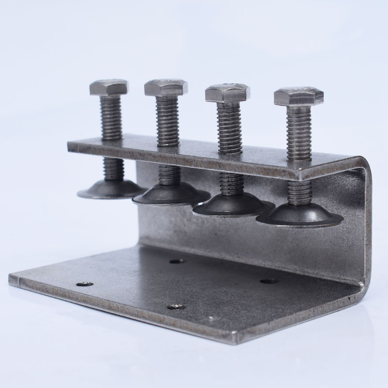 不锈钢30加强钢梁夹加宽冲床折弯C型夹U型老虎卡方钢方管夹定制